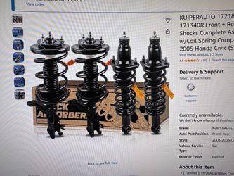 COMPLETE SHOCK AND STRUT ASSEMBLY