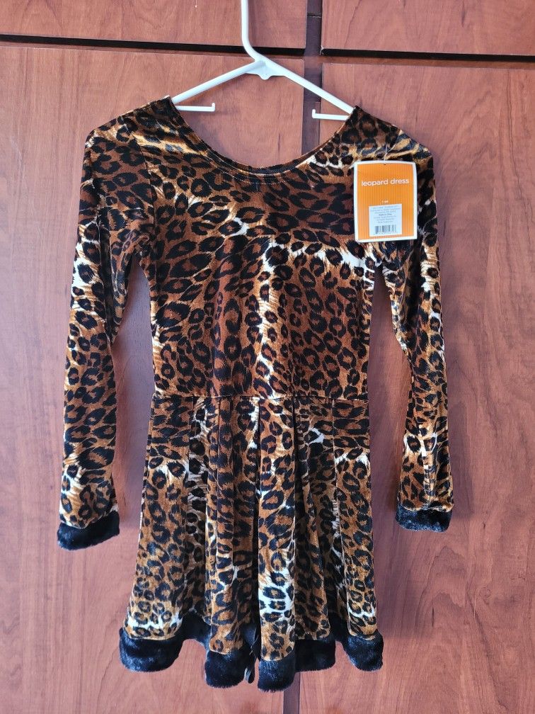 Halloween Costume - Leopard Kitty Child Size L