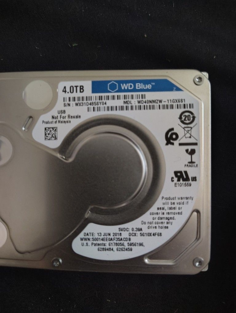 4.0 Tb Wd Blue Hard Drive