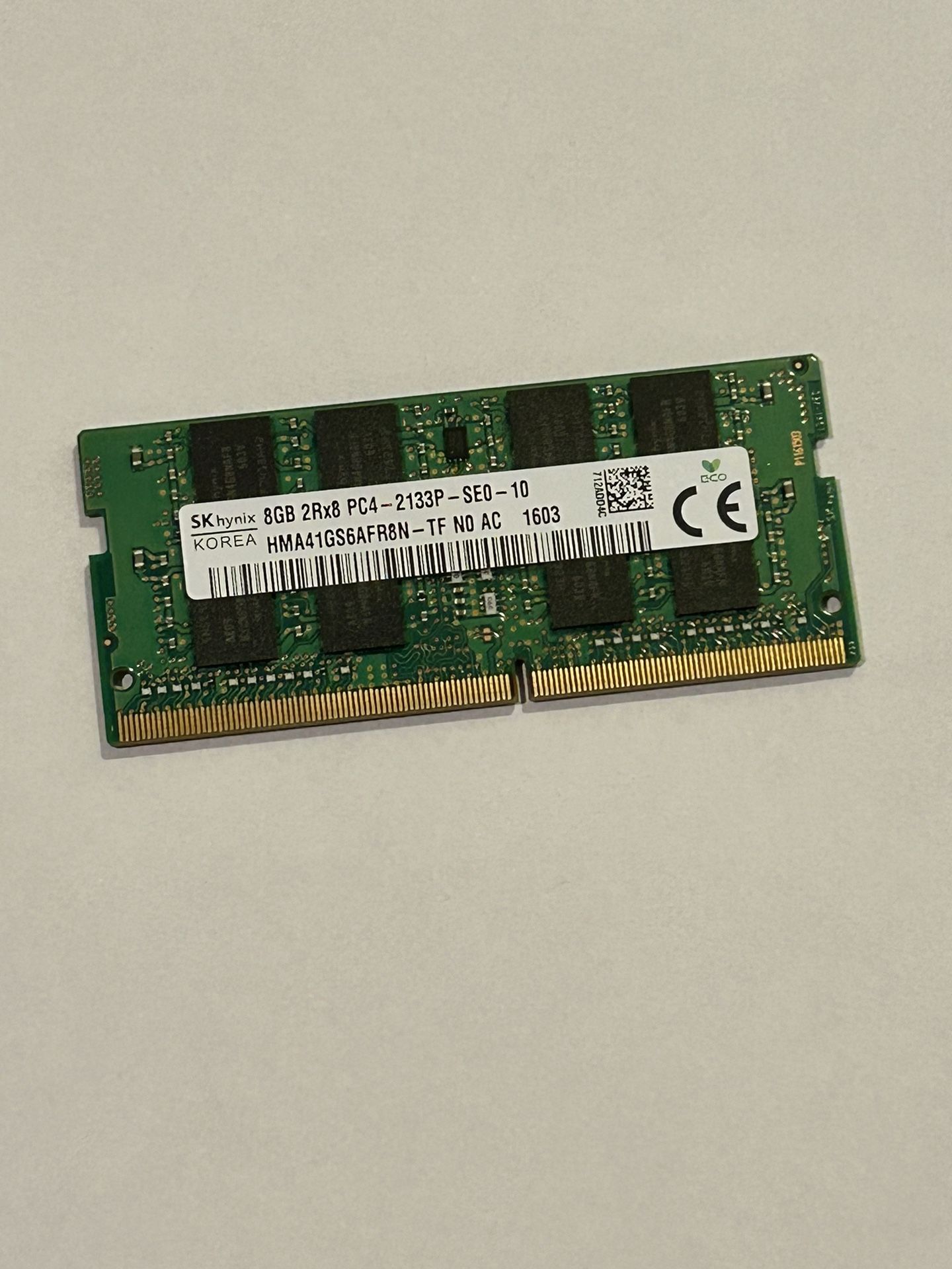 SK HYNIX 8GB 2Rx8 PC4-2133P DDR4 LAPTOP MEMORY RAM HMA41GS6AFR8N-TF