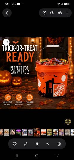 Viral halloween buckets