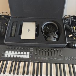 Pro Recording + Production Bundle – MIDI Controller, Audio Interface, Mics, Headphones & More 