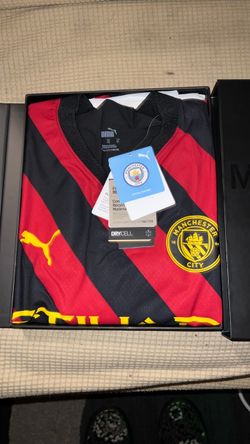 Manchester city limited edition box jersey