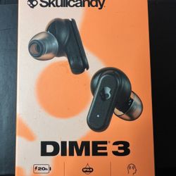 Skullcandy Dime 3 Wireless Earduds NEW 