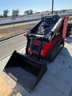 Mini skid steer diesel motor stand behind yanmar new