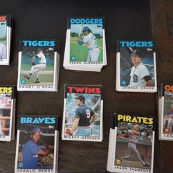 1986 Topps Baseball Cards