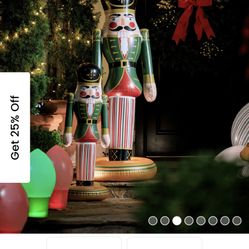 Funboy Inflatable Nutcracker Holiday Decorations Christmas Indoor Outdoor NEW 