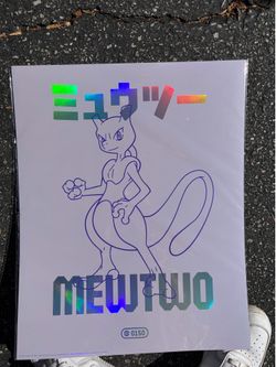 Pokemon target mewtwo poster