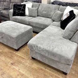 Grey Sectional Couch 
