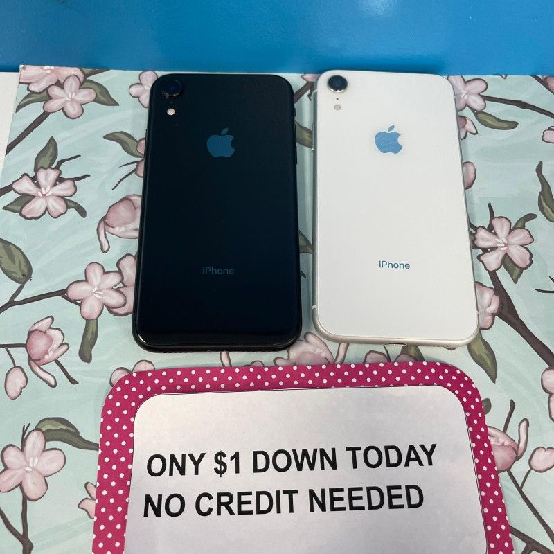 Apple iPhone XR Unlocked PAYMENTS AVAILABLE With $1 DOWN NO CREDIT