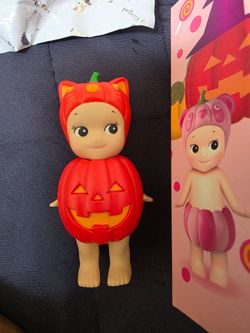 Sonny Angel Halloween Pumpkin Patch Cat