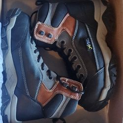 Leather Steel Toe Work Boots