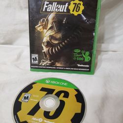 Xbox One Fallout 76 Mint Condition
