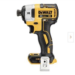 DEWALT 20V MAX XR Impact Driver, Brushless, 3-Speed, 1/4-Inch, Tool Only (DCF887)