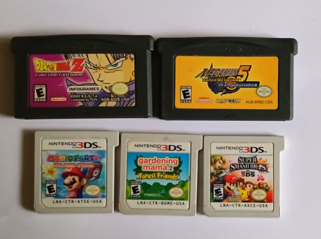 GBA and 3DS games