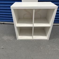 4 Cube Organizer White Storage 