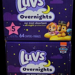 Luvs Diapers Overnights Baby Diaper Size 5