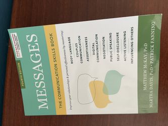 Messages The Communication Skills Book Fourth Edition