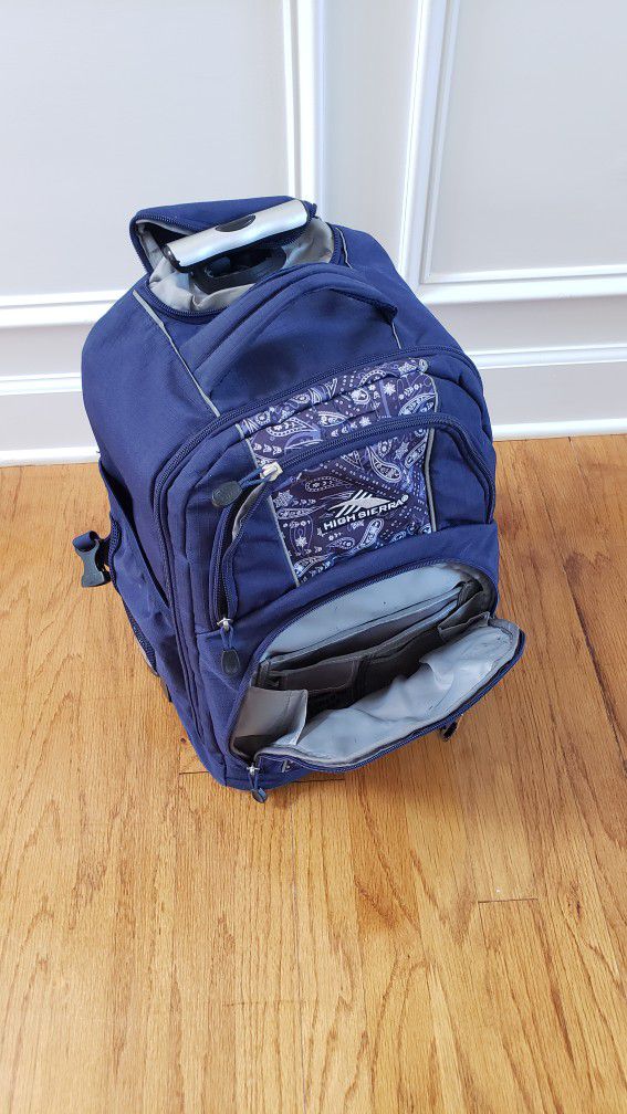 High Sierra School Bag -  Rolling  and Back Pack