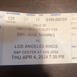 San Jose Sharks vs Los Angeles Kings Tickets