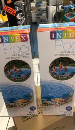 Deep Blue Sea 8” ft snapset pool