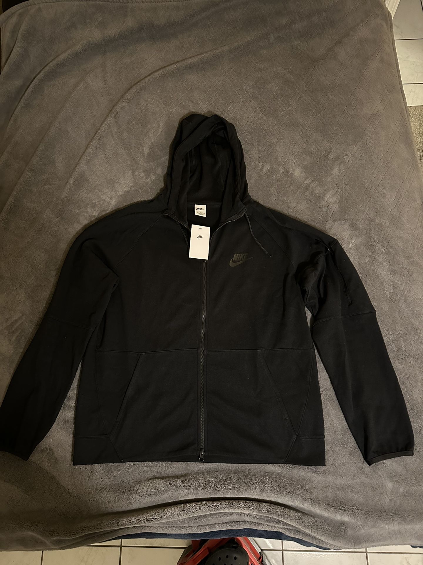 Nike Black Full Zip Men Hoodie Sweater