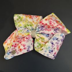 Jojo Siwa Signature Hair Bow Stars Design New 