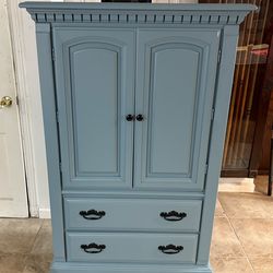 Tall Solid Wood Armoire By “Bassett Furniture” “GREAT CONDITION”