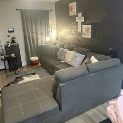 Sectional With Queen Bed 