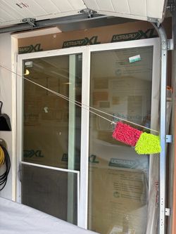 Vinyl framed glass