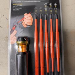 Insulated Screwdriver, 8-in-1 Screwdriver Set 