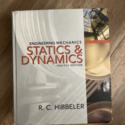 Statics & Dynamics 12th Edition 