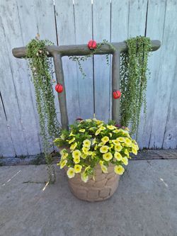 Unique Concrete Miniature Wishing Well