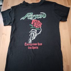 Poison Band Concert Shirt Men's Small Great Condition 