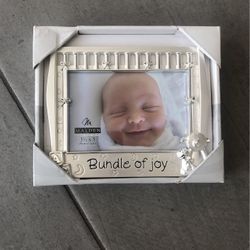 Silver Baby Picture Frame