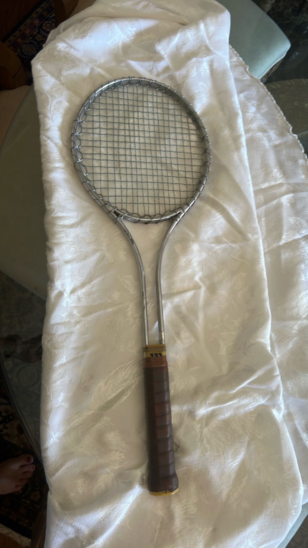 Vintage Wilson Aluminum Tennis Racket