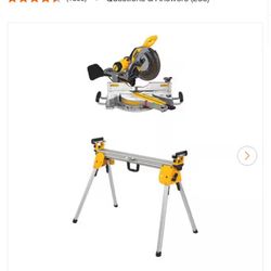 DeWalt 12” Double Bevel Sliding Miter Saw + Stand (DWS780) In