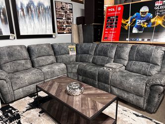 Beautiful reclining couch! $1899 💙📦✨