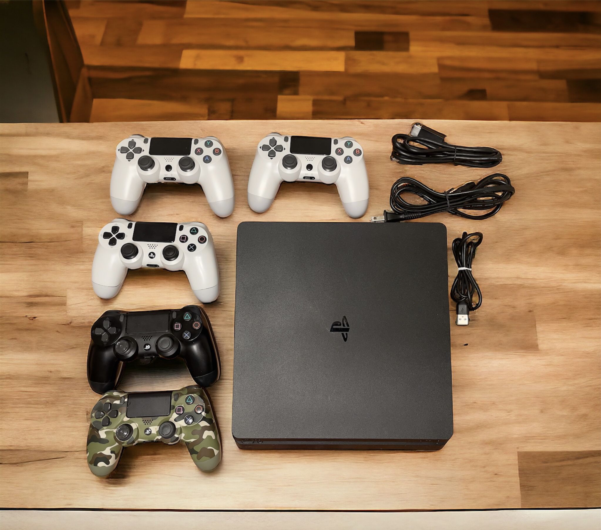 PS4 Includes 5 Controllers 