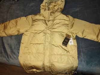 Can Puffer Jacket In Sand Color 
