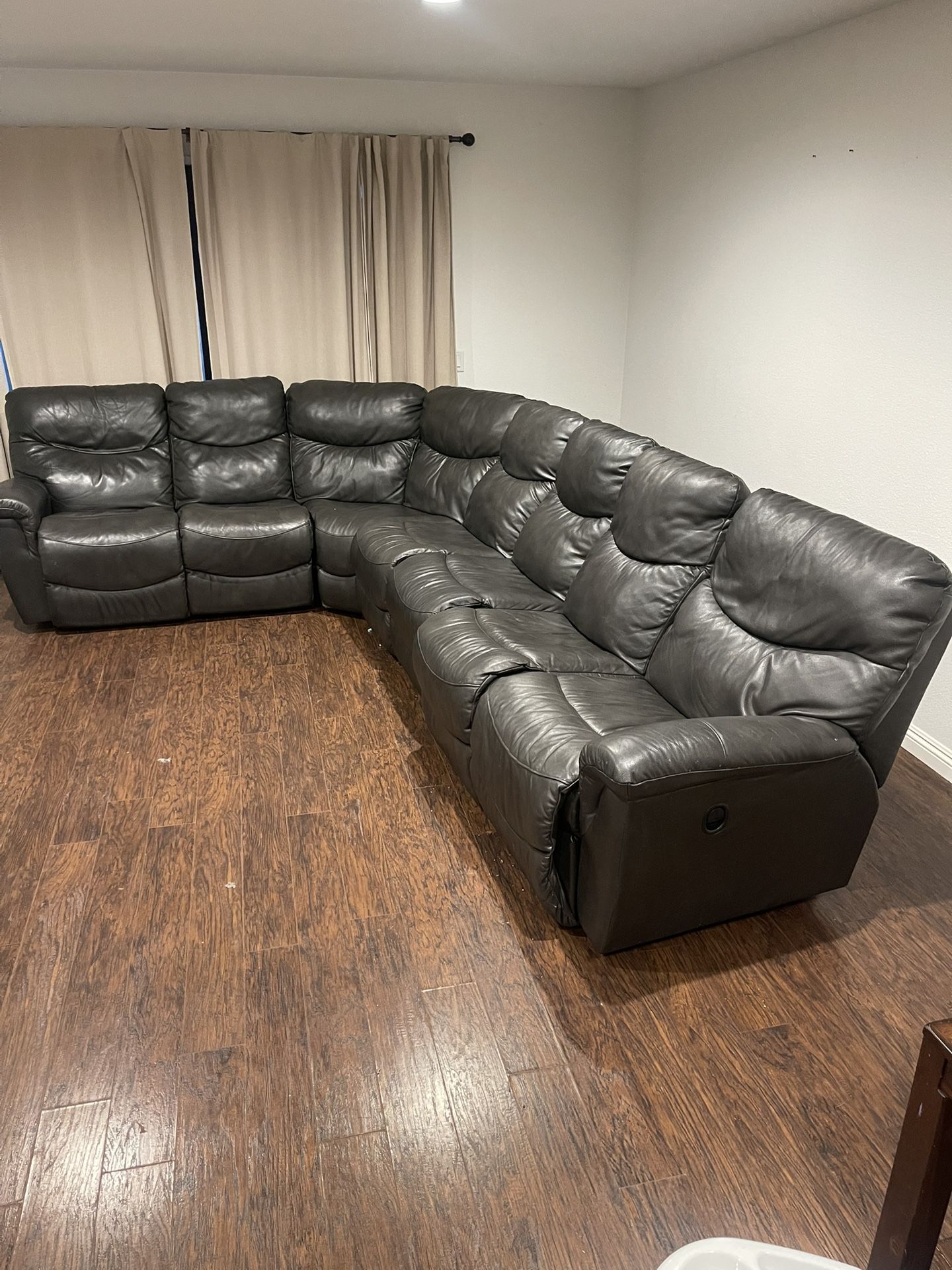 Leather Couch Sofa Sectional La Z Boy