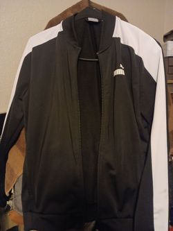 Puma Black and White Track Jacket