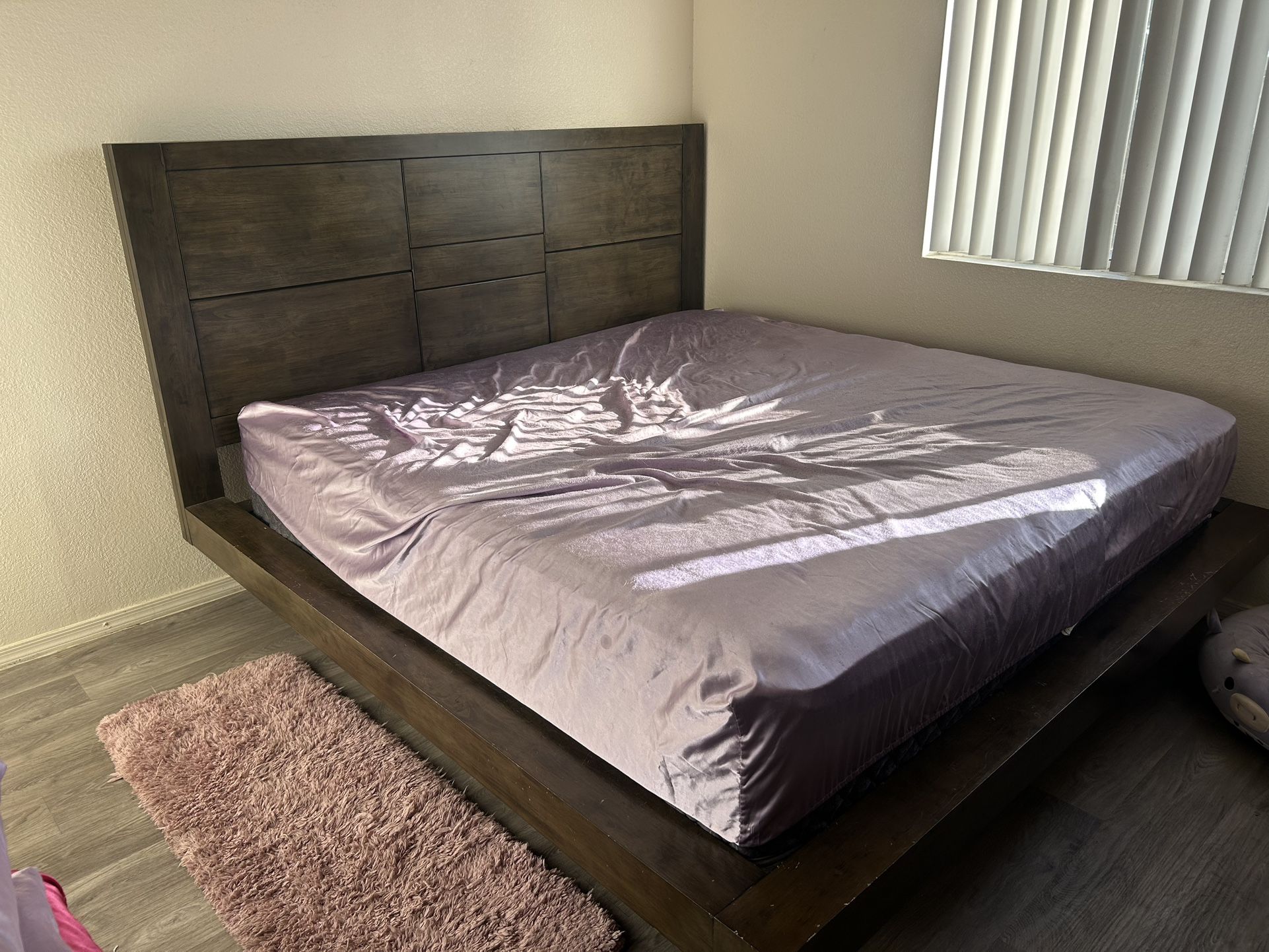 Wooden King Bed Frame For Sale