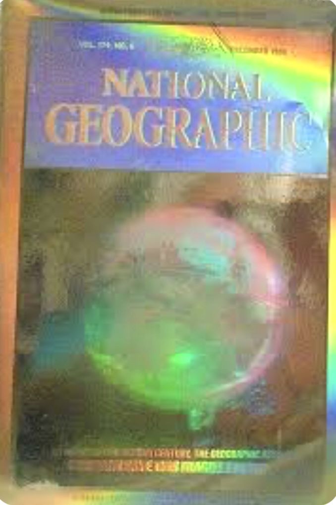 Collectors, Special Hologram, Full Cover, National Geographic Magazine 100th Anniversary Excellent Condition