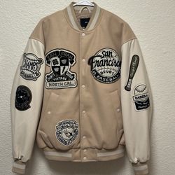 1990’s Vintage San Francisco Varsity Bomber Jacket M