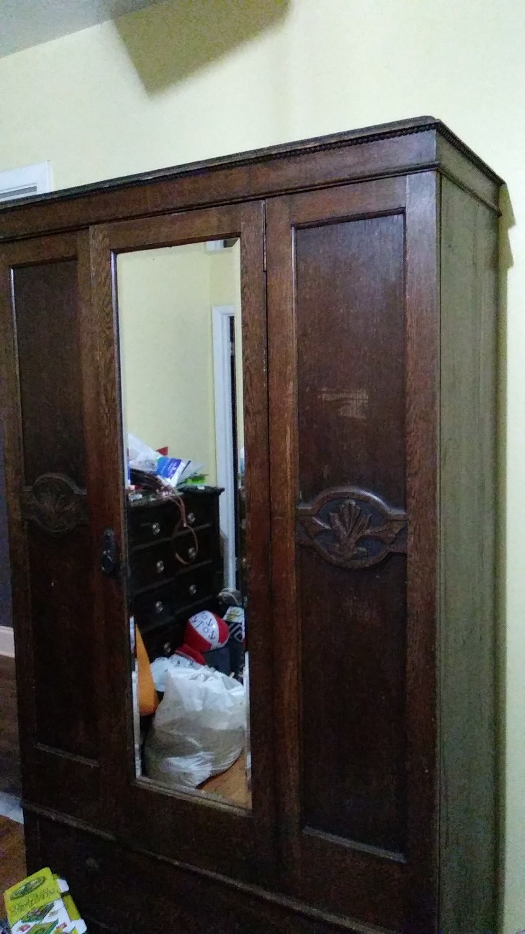 Very old armoire price drop! Vintage