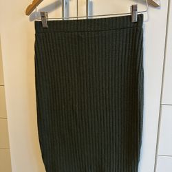 Forest Green Pencil Skirt