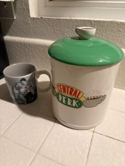 Friends Central Perk Ceramic Cookie Jar & mug