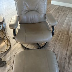 Chair and foot stool