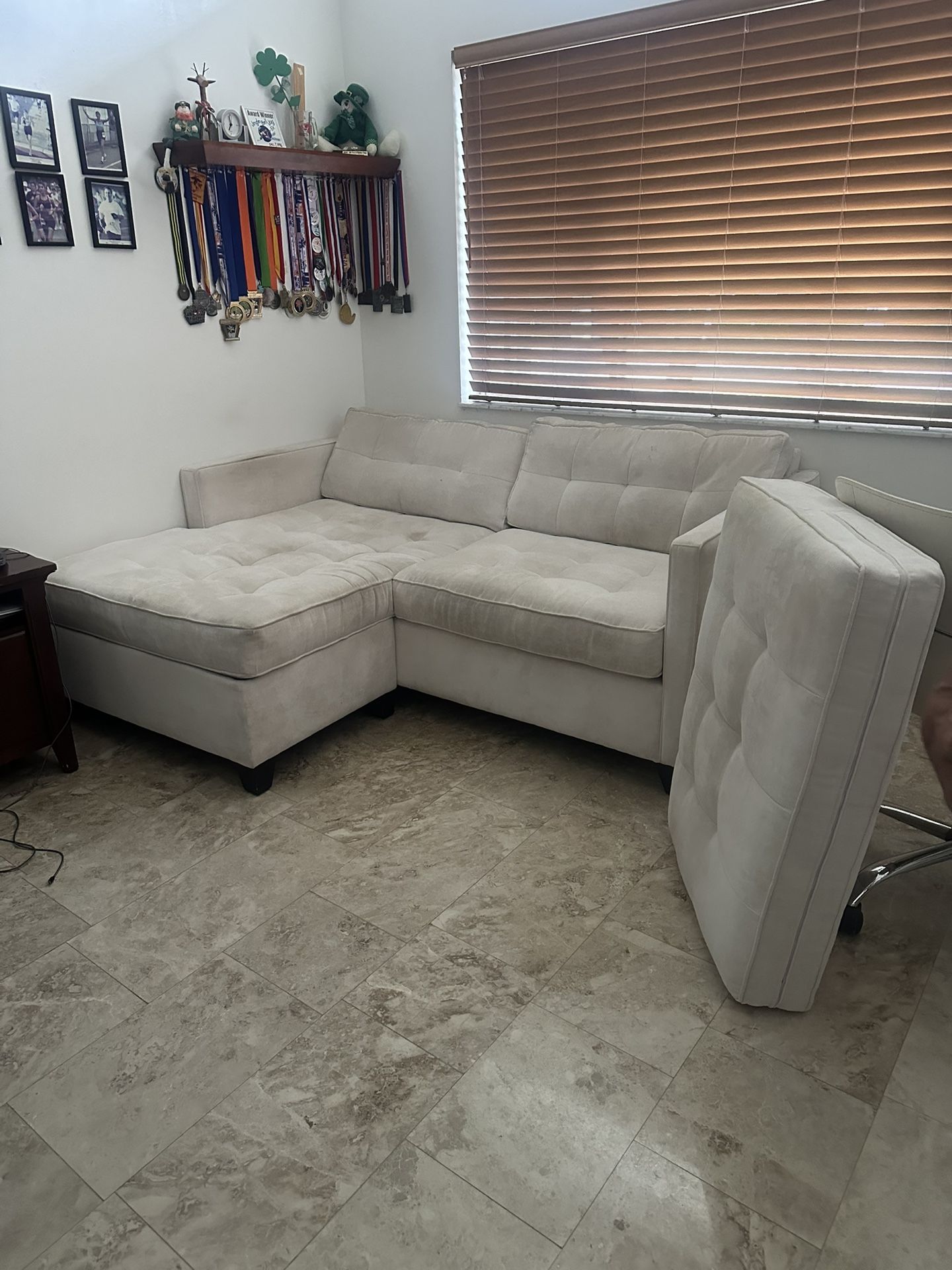 Sofa Turns To Sectional